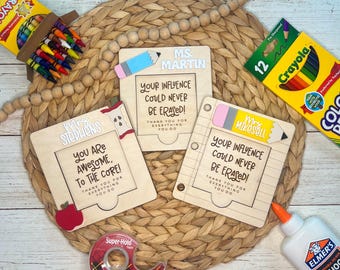 Teacher Appreciation Sticky Note Holder