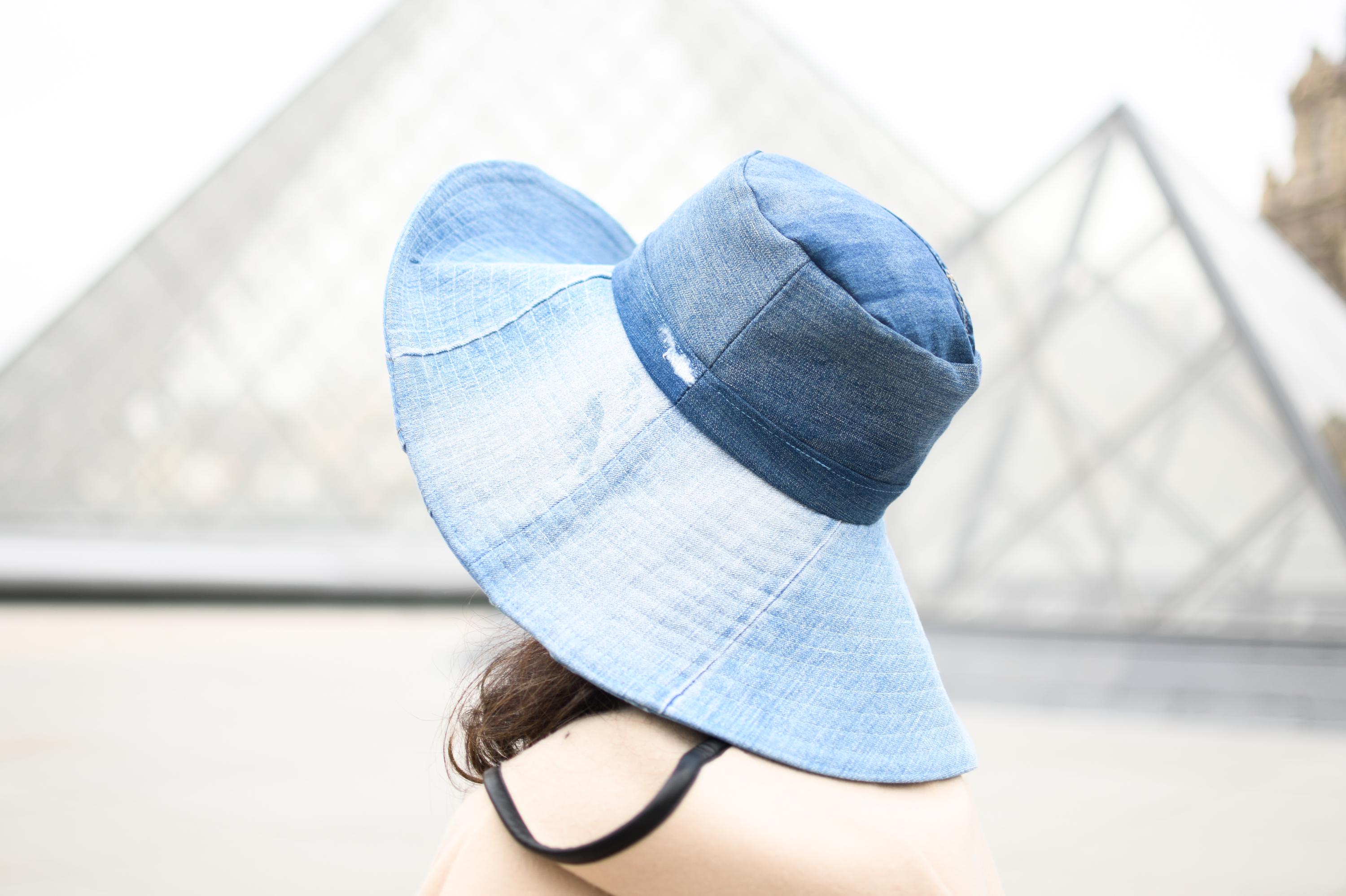 UPCYCLED WIDE BRIM HAT Can You Reshape a Straw Hat | From Waste to Wardrobe | Eric  main image 2