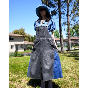 Blue Overall Dress - Etsy