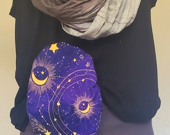 Purple Astrology Ostomy Bag Cover