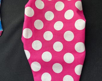 Minnie Mouse pink and White poka Dot Ostomy Bag Cover