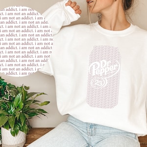 Dr Pepper "I Am Not an Addict" Crewneck | Dr Pepper Sweatshirt | Dr Pepper Gift | Unisex Heavy Blend Crewneck Sweatshirt