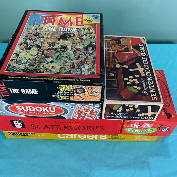 Vintage Board Games - 1980's, 1970's