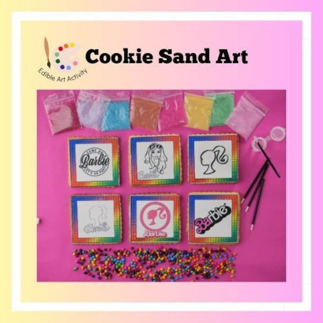 DIY Sugar Cookies, Barbie Cookie Decorating Kit, Paint Your Own Cookie