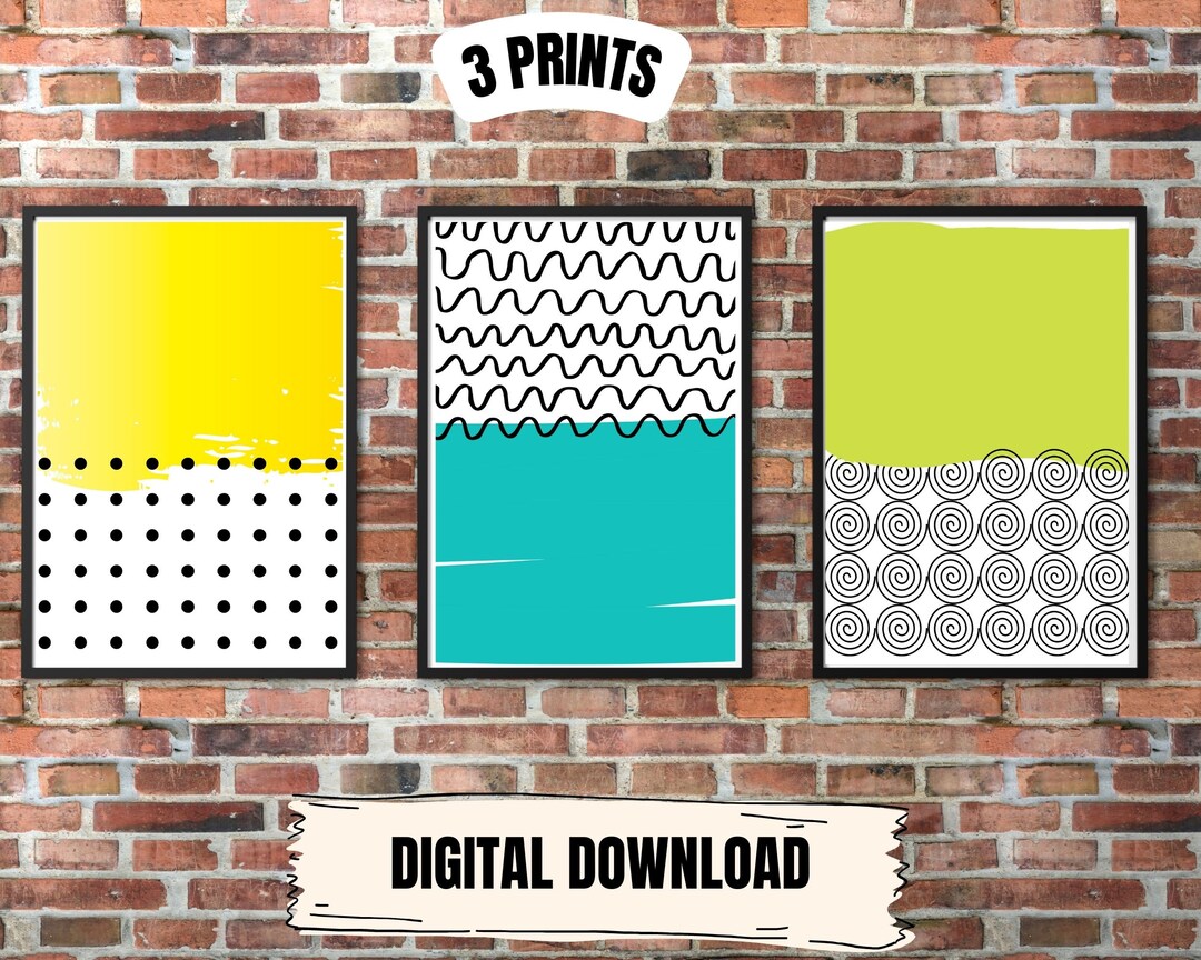 Abstract Art Print | Unique Home Decor | Printable Art | Digital Art ...