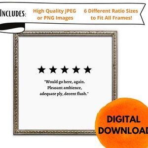 Would Go Here Again | Bathroom Humor | Digital Bathroom Print | Home Decor | Funny Bathroom Sign | Digital Print