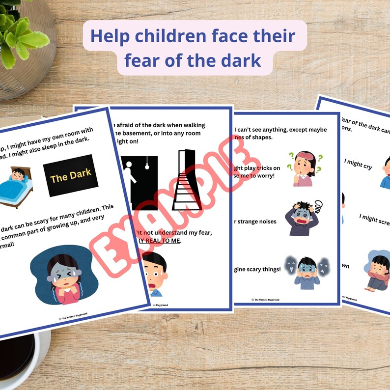 Fear of the Dark Social Story: Anxiety Strategies for Kids (digital ...