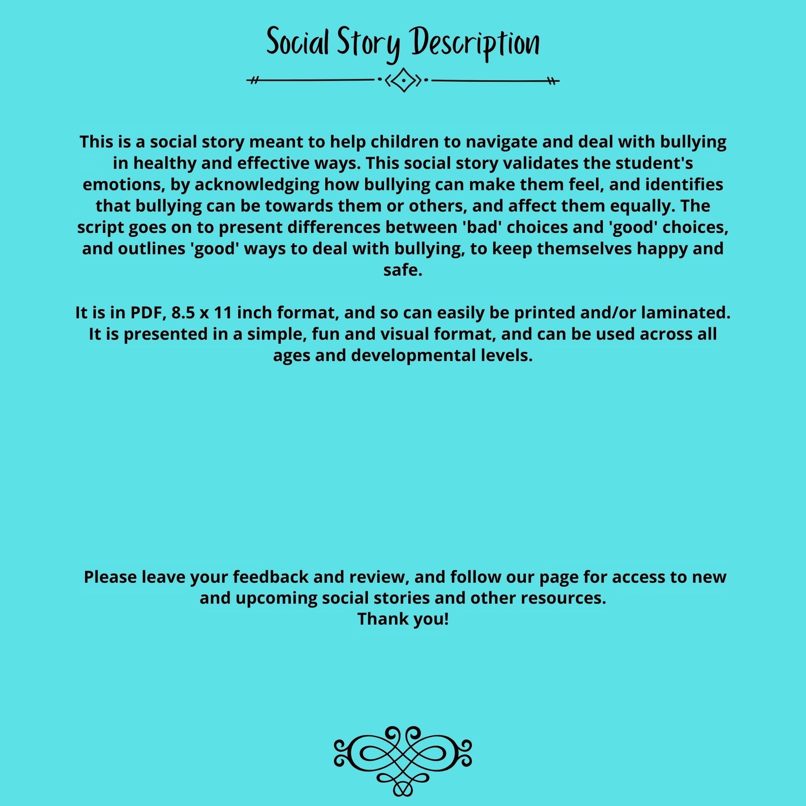 Digital Social Story | Bullying Story | Printable Social Story ...