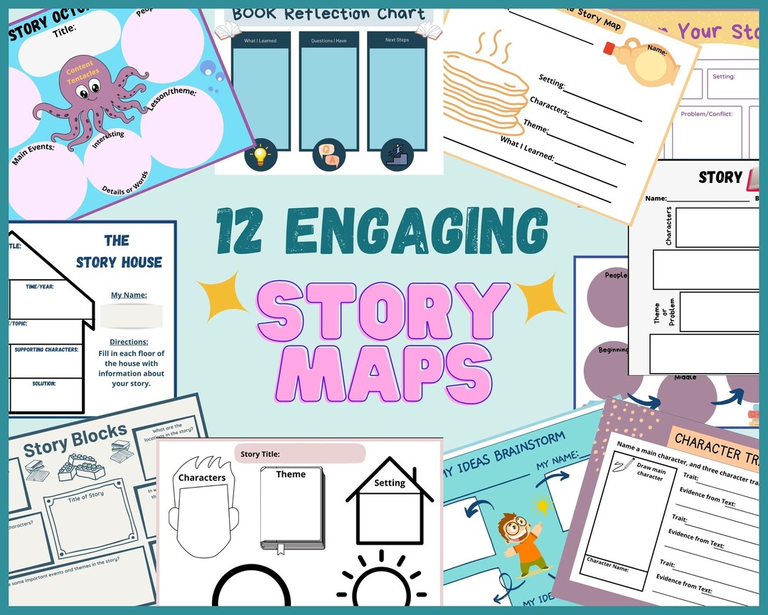 Printable Story Maps Story Templates Classroom Literacy Activity