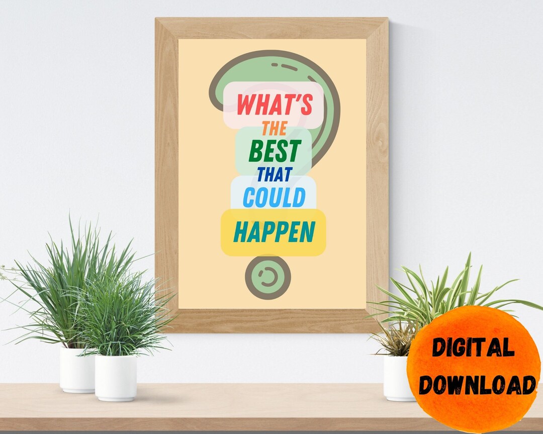 Inspirational Quote Art Print: Classroom & Home Decor (digital Download ...
