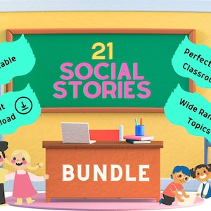 Social Stories Bundle | Printable Social Stories | Special Education Social Stories