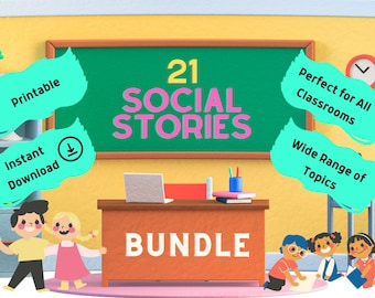 Social Stories Bundle: Sonderpädagogik, Verhalten & Emotionen (PDF)