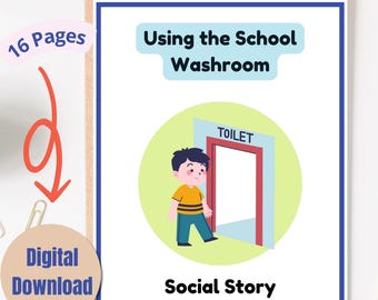 Schule Waschraum Social Story: Alltagsfertigkeitsstunde (Digitaler Download)