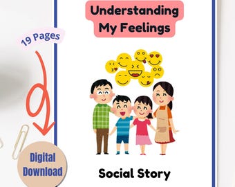 Feelings Social Story for Kids: Emotional Awareness, Coping Skills lesson
