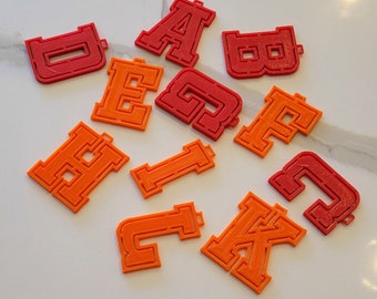 Stl Text File Examples STL Letter Files, 3D Printer Files, Letters for 3D Printing, STL ...