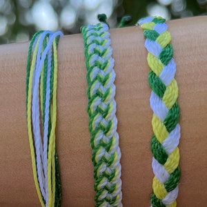 University of Oregon (U of O) Inspired Bracelets