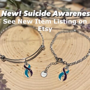 Suicide Awareness Bracelet/Self Harm Awareness image 7