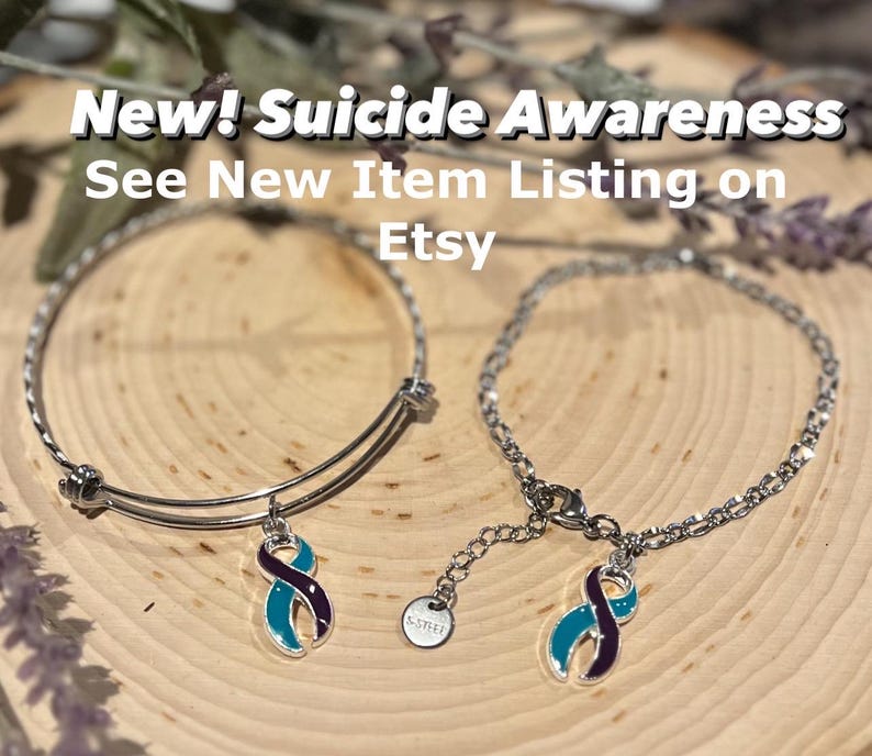 Suicide Awareness Bracelet/Self Harm Awareness image 7