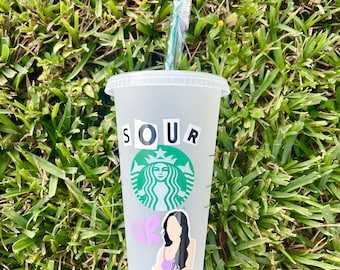 Olivia Rodrigo Sour Starbucks Cup