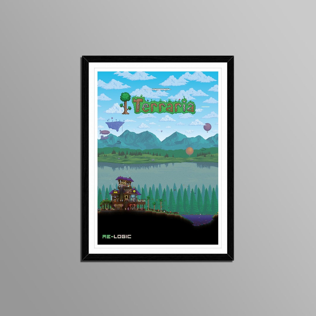 Pixel Art Terraria Poster. Printable Terraria Poster. - Etsy