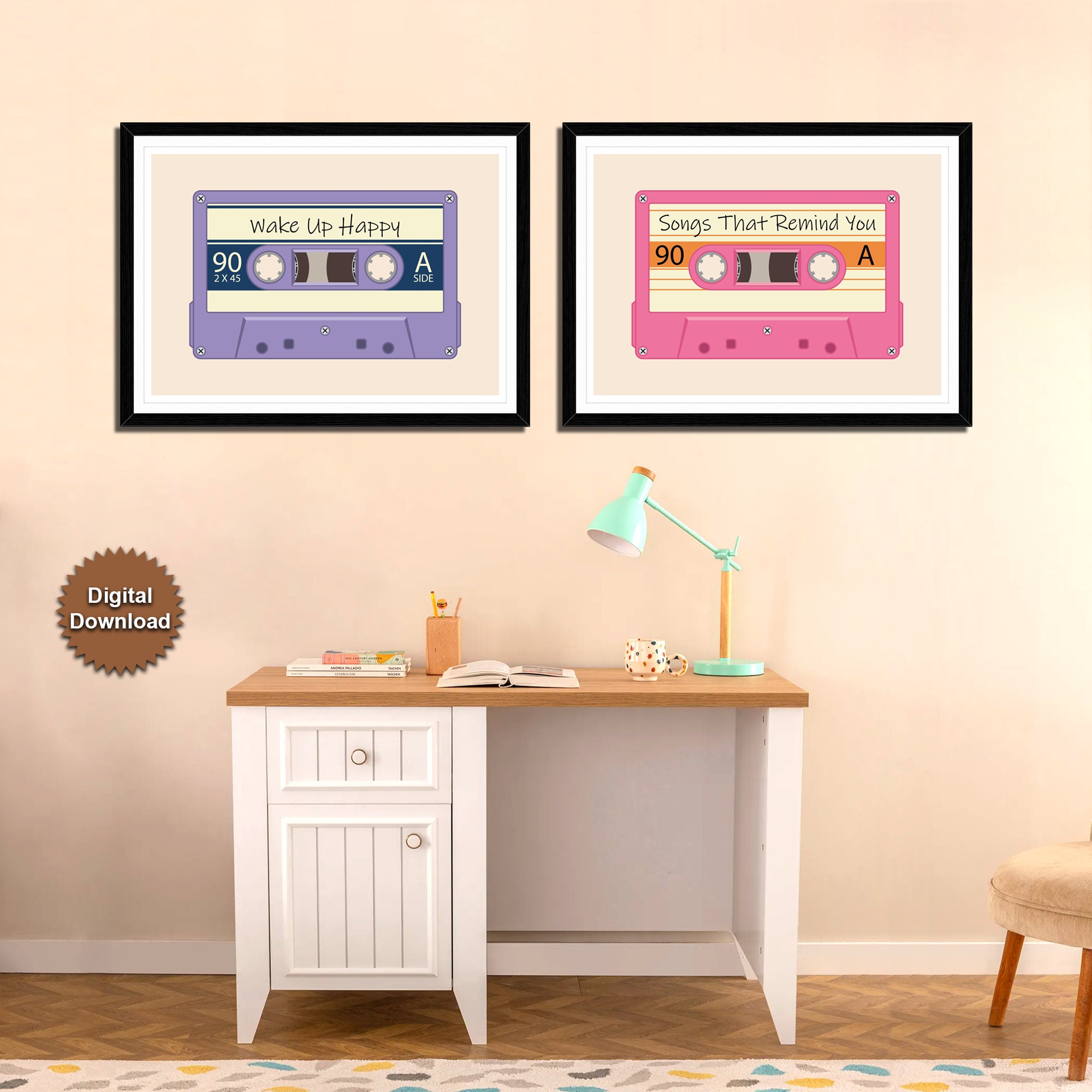 Editable Printable Cassette Tape Poster. Song Album or Mixed - Etsy Israel
