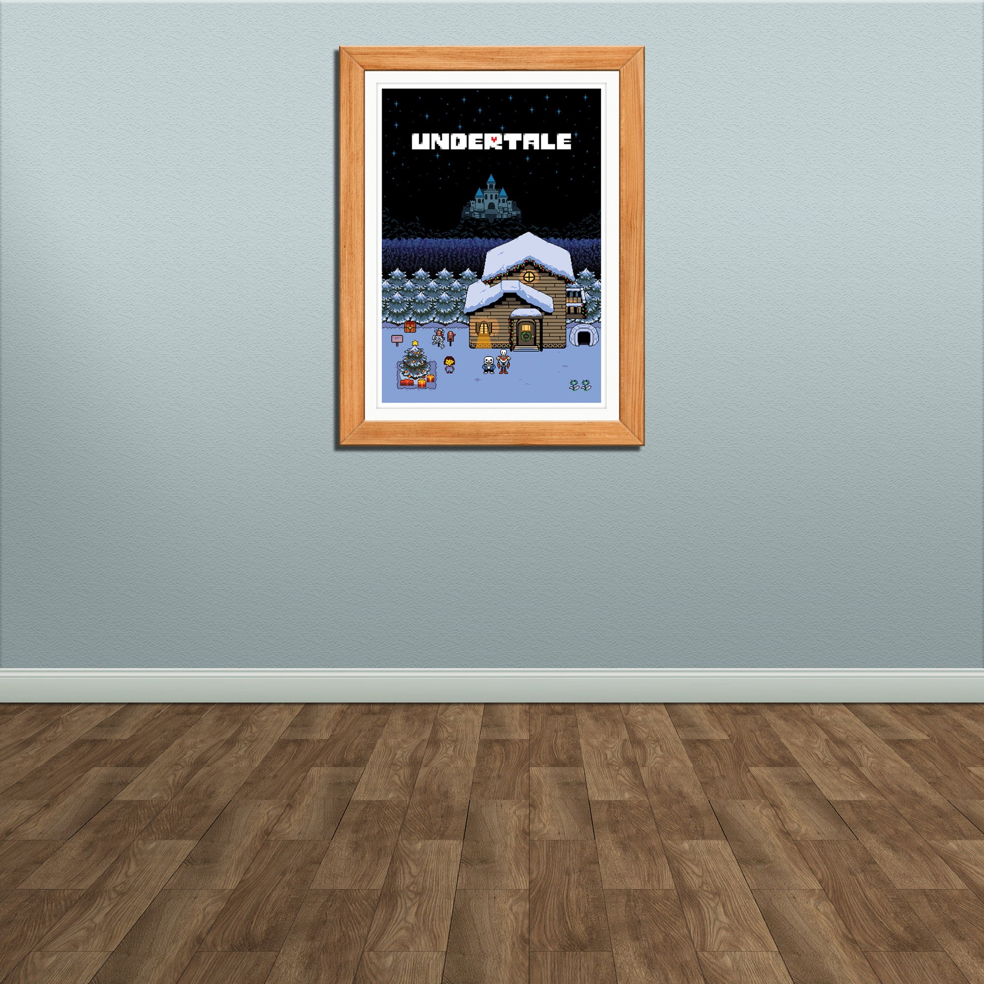Pixel Art Undertale Poster. Printable Undertale Poster. - Etsy Australia