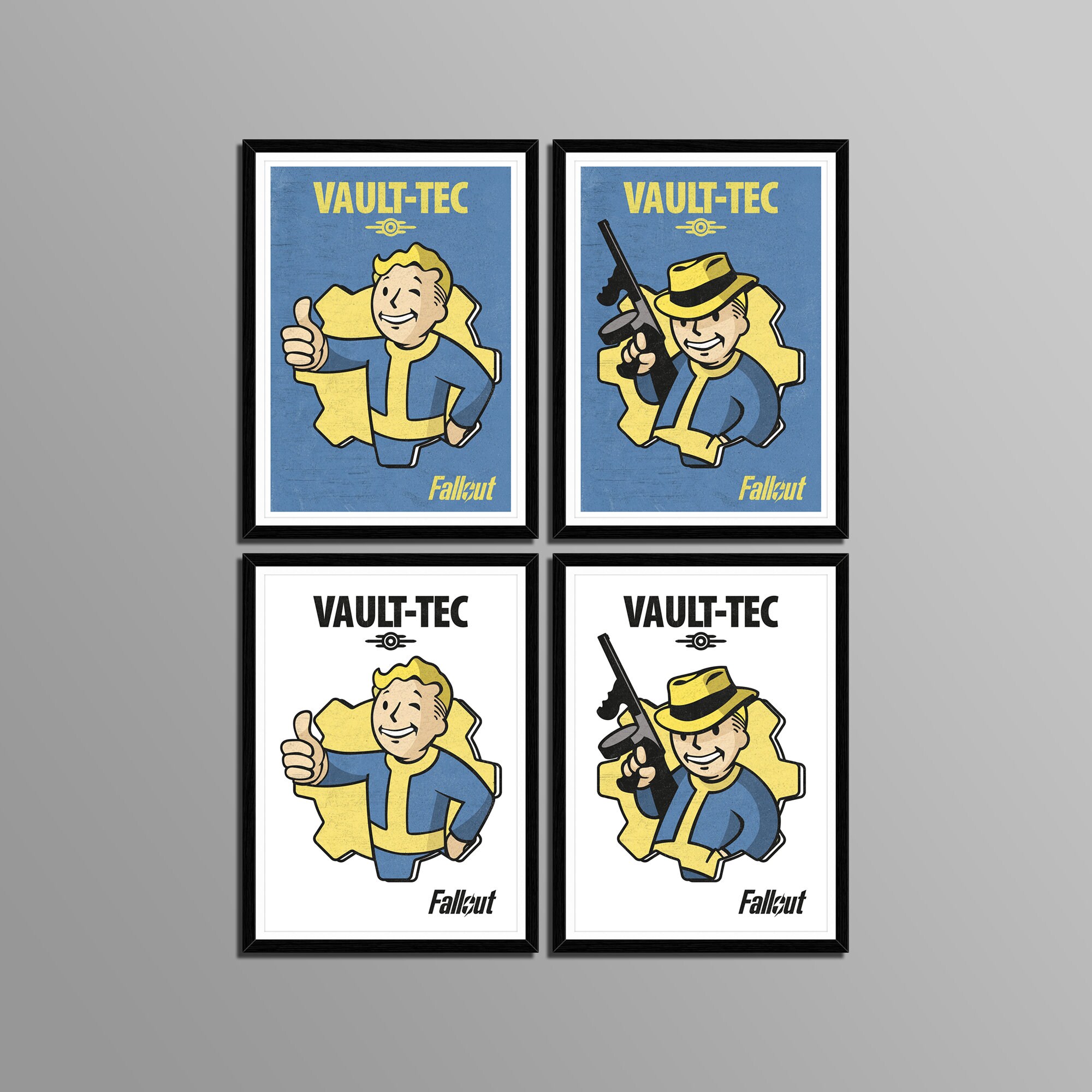 Fallout 4 "Vault Life" Perks Boy Poster - Officially Licensed Bethesda Merch