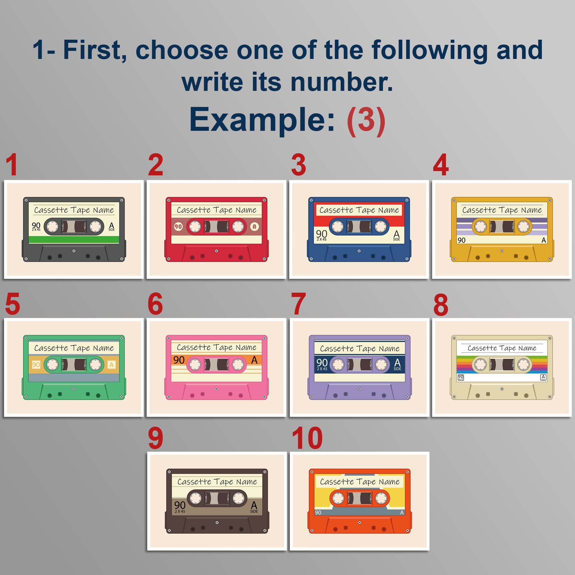 Editable Printable Cassette Tape Poster. Song Album or Mixed - Etsy Israel