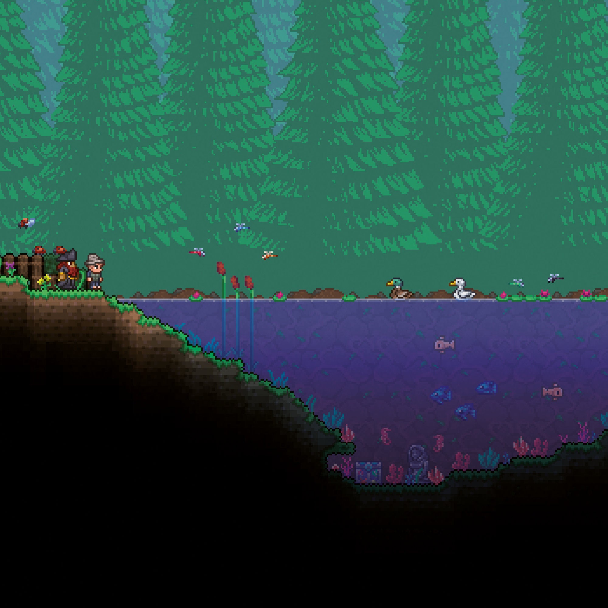 Pixel Art Terraria Poster. Printable Terraria Poster. - Etsy