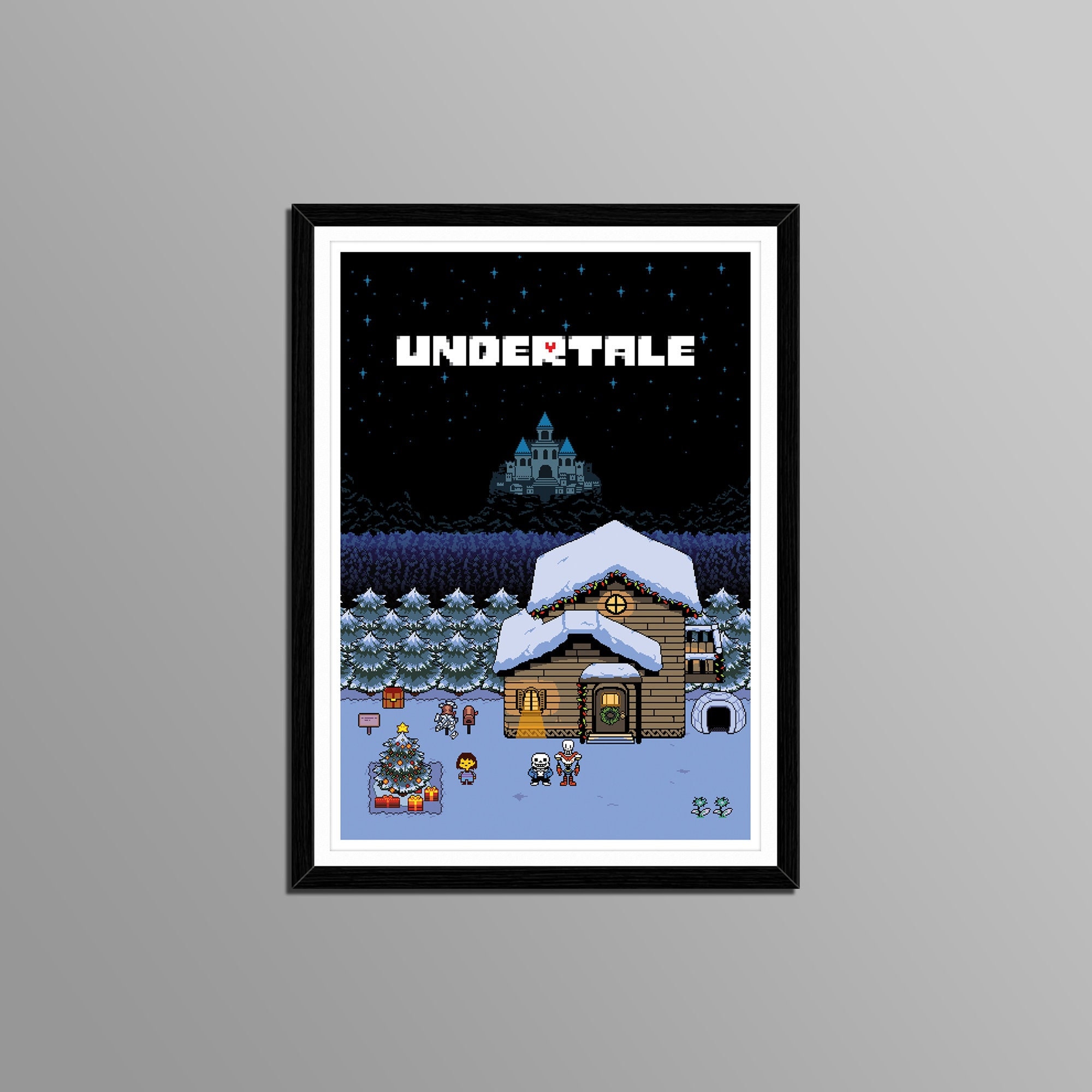 Undertale Perlers Sans Papyrus Temmie Annoying Dog. Wall -  Sweden