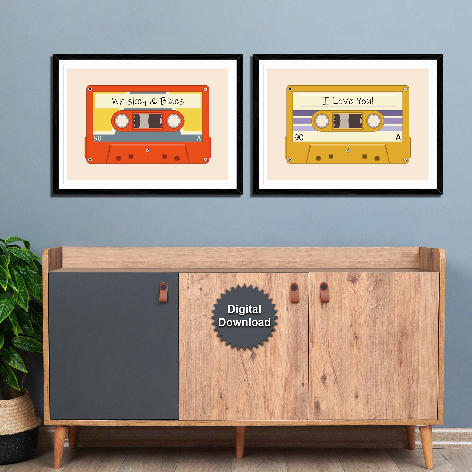 Editable Printable Cassette Tape Poster. Song Album or Mixed - Etsy Israel