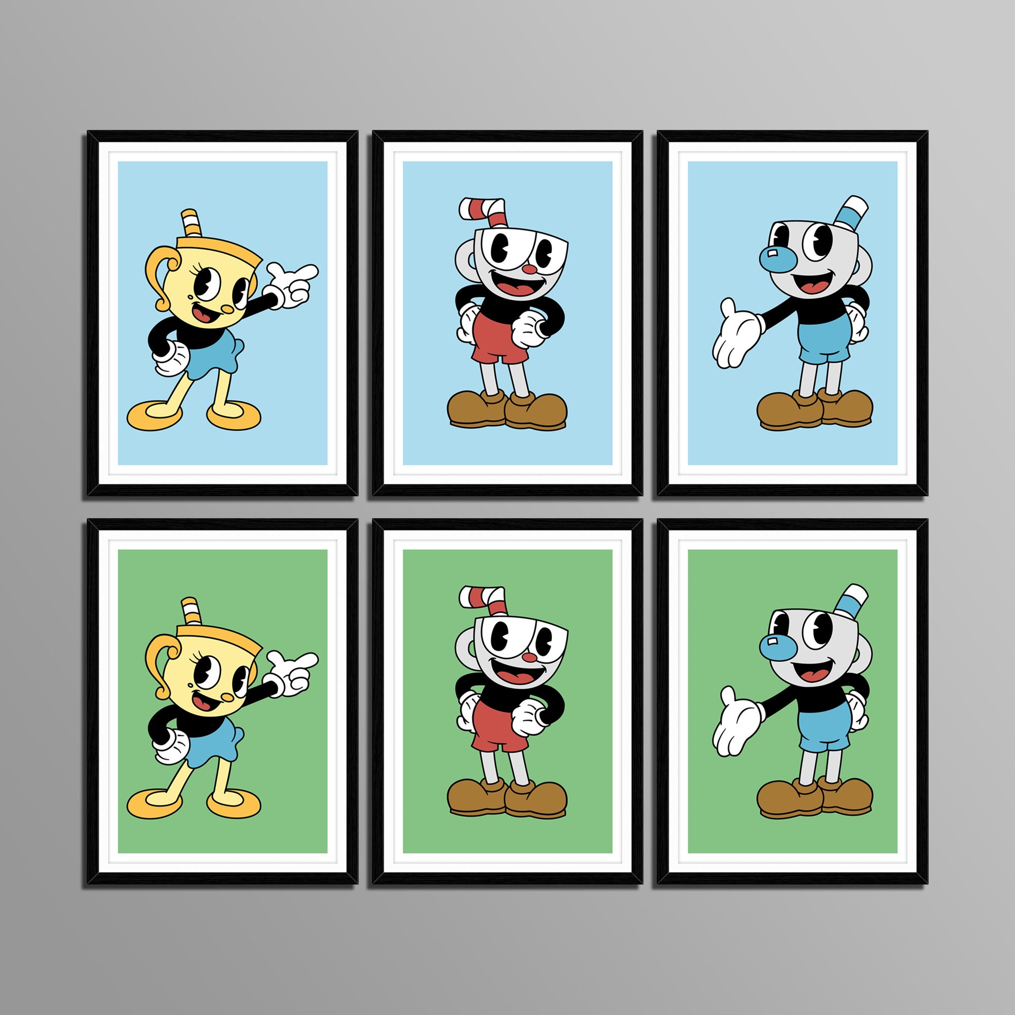 Cuphead Game Poster. Printable Game Poster Video Game Room - Etsy Australia