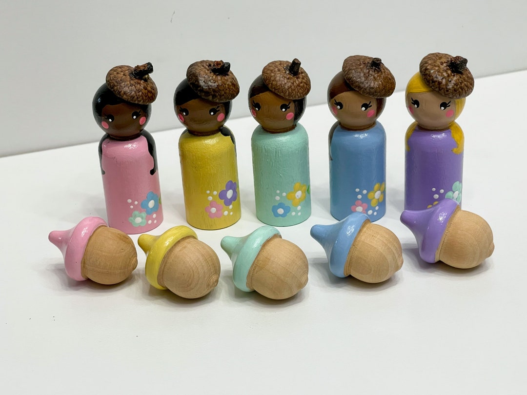 Spring Acorn Set - Etsy
