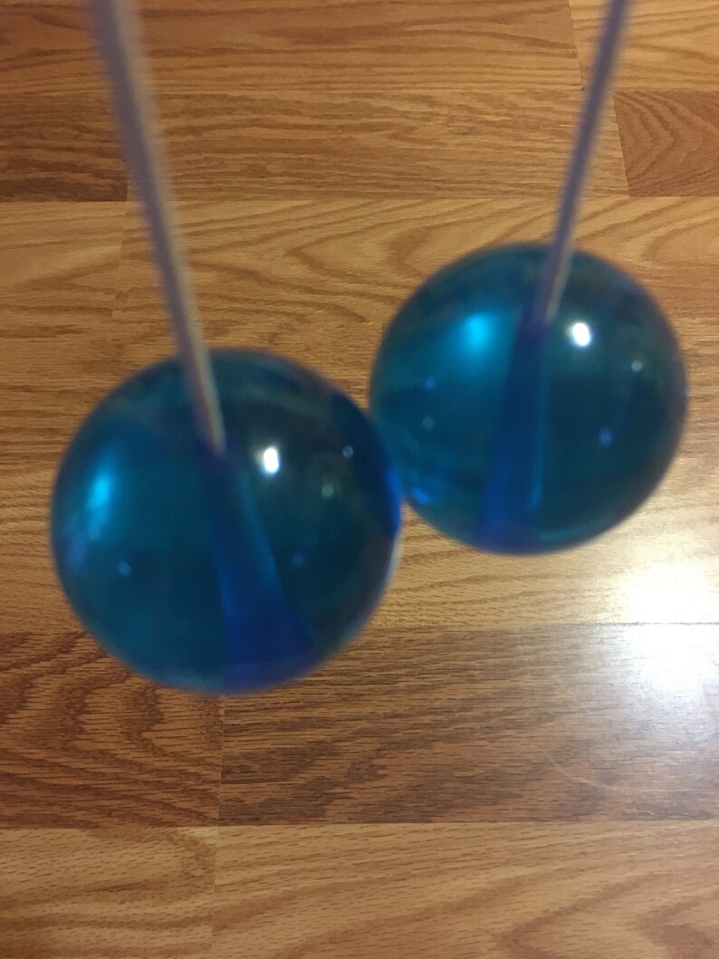 Clackers Click Clacks Klackers Acrylic Balls String Rope Knockers