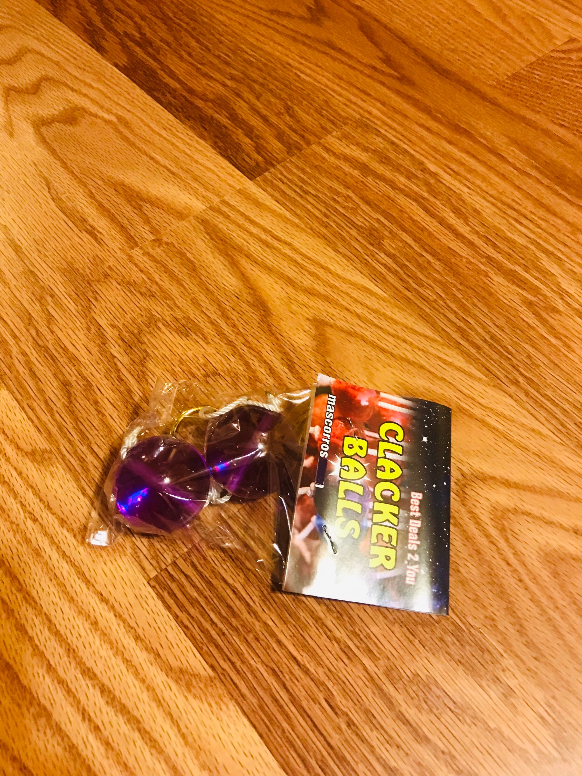 Clackers Click Clacks Klackers Acrylic Balls String Rope Knockers