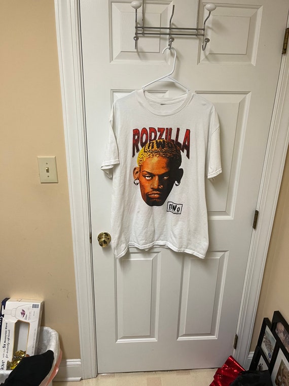 RARE Dennis Rodman N.W.O. Retro Graphic 