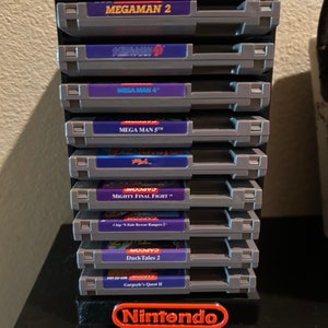 Nintendo Entertainment System Vertical Game Stand (Holds 10 Games)
