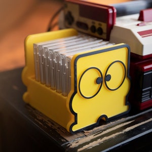 Famicom Disk System Two-Color &quot;Diskun&quot;  Loose Game Holder