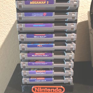 Nintendo Entertainment System Vertical Game Stand (Holds 10 Games)