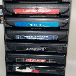 Sega Genesis 10 Slot Vertical Game Stand