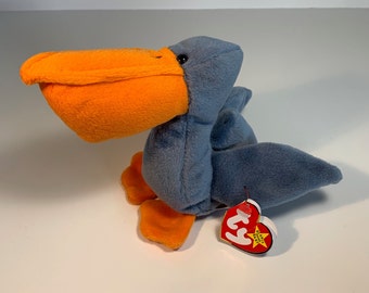 Scoop the Pelican - 4th Gen Hang Tag - 4th Gen Tush Tag - PVC - Beanie Baby