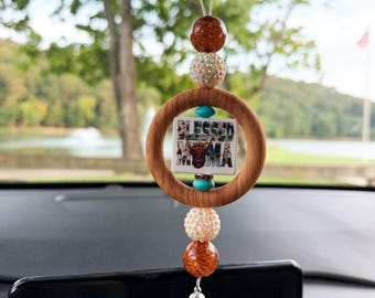 CAR CHARM | Western | Blessed Mama {for Rearview Mirror}