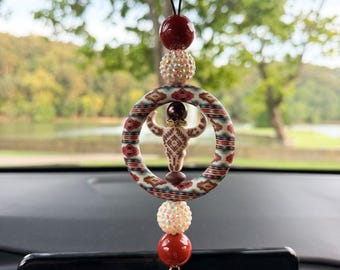 CAR CHARM | Western Steer {for Rearview Mirror}