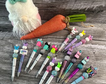 Easter - Beaded Pens - Peep - Bunny - Mug - Great for Easter Baskets, Teachers, Kids, Teens, Coworkers