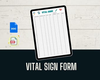 Vital Sign Form
