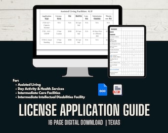 Application Guide for State License to Operate a Long-Term Care Facility | ALF | DaH | ICF/IID