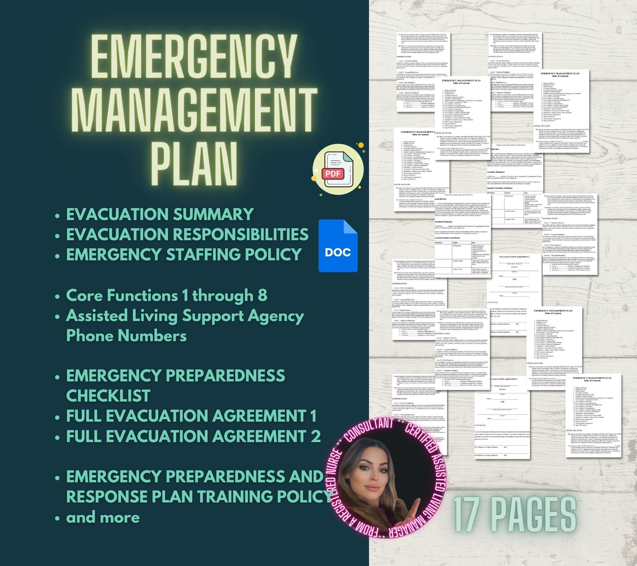 Emergency Management Plan | Prepare and Protect  | Core Functions | Evacuation | Agreements | Emergency Numbers | Policy Procedure