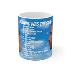 Nostalgic Music Art Ceramic Coffee Mug: Album Inspired Decor