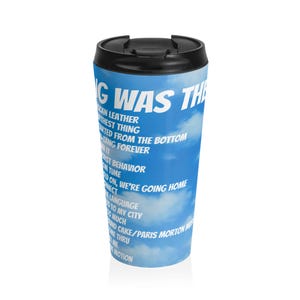 Drake-Inspired Stainless Steel Travel Mug: Music Lover Gift
