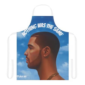 Drake-Inspired Polyester Canvas Apron: Stain-Resistant Kitchen Accessory